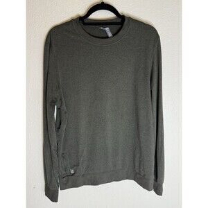 Vuori Green Ponto Performance Crew Sweatshirt